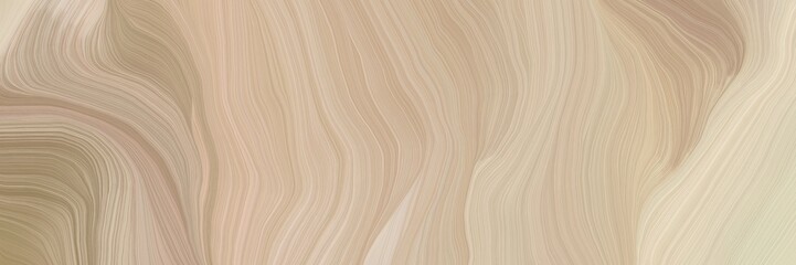 unobtrusive header with elegant contemporary waves design with tan, gray gray and wheat color