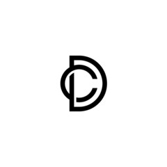 Letter C and D logo / icon design