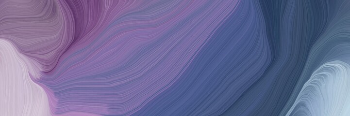 Fototapeta premium inconspicuous elegant smooth swirl waves background design with slate gray, silver and pastel blue color