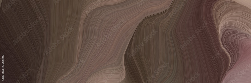Aufkleber unobtrusive colorful modern curvy waves background design with old mauve, gray gray and very dark pink color