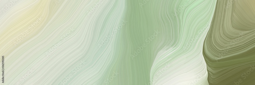 Poster inconspicuous banner with elegant modern waves background illustration with pastel gray, pastel brow
