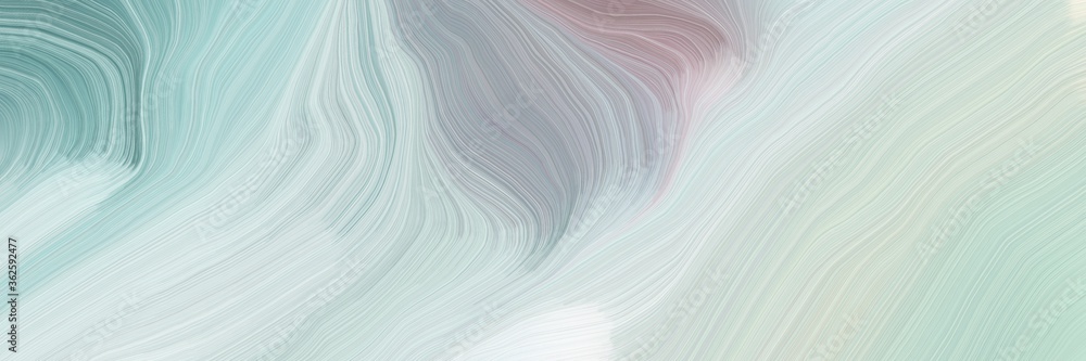 Poster inconspicuous elegant smooth swirl waves background design with light gray, cadet blue and dark gray