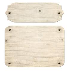 Old wood slats texture collection isolated on white background. 3D illustration