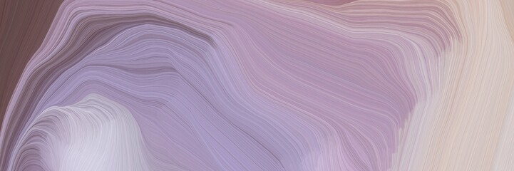 inconspicuous colorful contemporary waves design with pastel purple, dim gray and pastel gray color