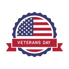 happy veteran's day for american veteran. vector illustration