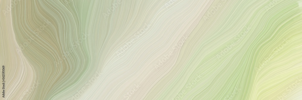 Poster inconspicuous elegant modern soft swirl waves background design with pastel gray, dark khaki and ant