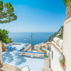 Terrace with sea view in world famous Positano