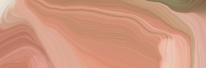 unobtrusive header with colorful abstract waves illustration with dark salmon, baby pink and pastel brown color