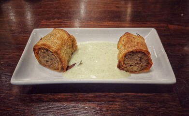 Varios food restoran grade served on a plate