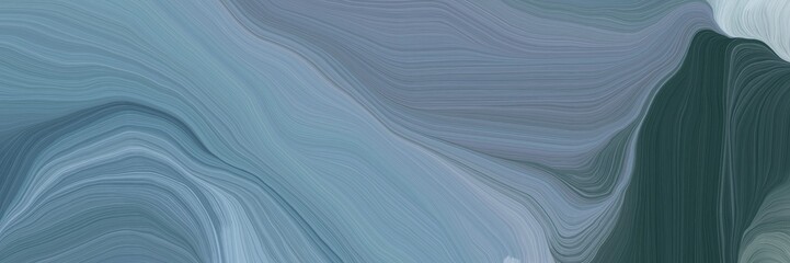 unobtrusive elegant abstract waves illustration with light slate gray, dark slate gray and pastel blue color