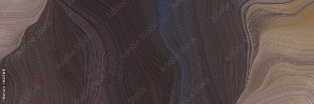 Aufkleber inconspicuous header with elegant curvy background design with dark slate gray, very dark violet and gray gray color