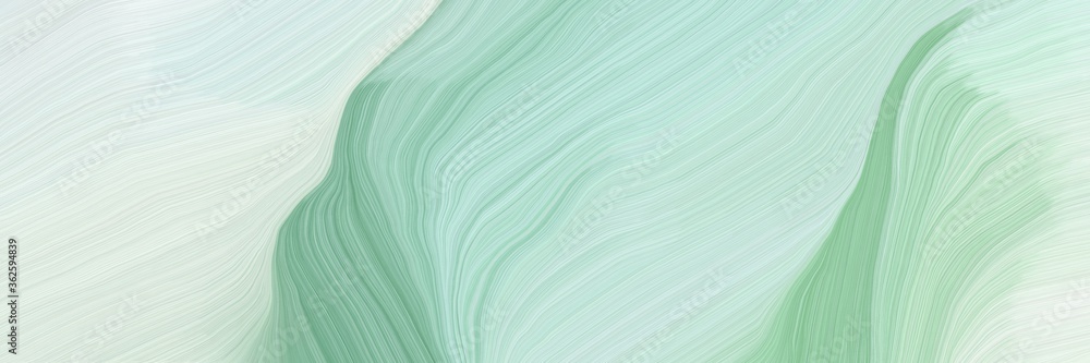 Poster inconspicuous elegant modern soft swirl waves background illustration with light gray, honeydew and 
