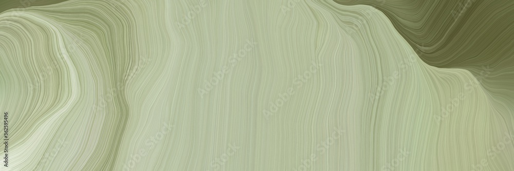 Poster unobtrusive banner with elegant modern soft swirl waves background illustration with dark gray, dark