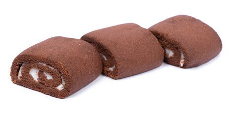 Short chocolate rolls