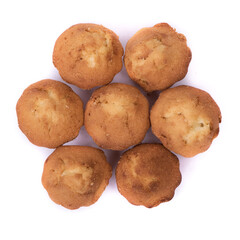 Fototapeta premium Group of simple mini cupcakes