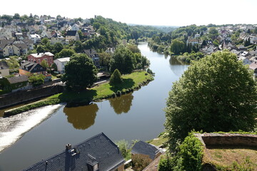 Blick von der Burg Runkel