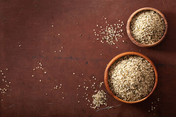 hulled hemp seeds, healthy superfood supplement
