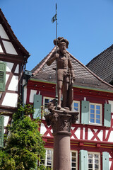 Fototapeta premium Marktbrunnen in Bretten