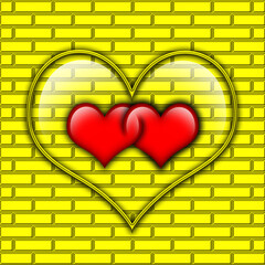 heart on the golden brick