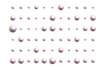 White Sphere on white background. Sphere mockup. 3d illustration