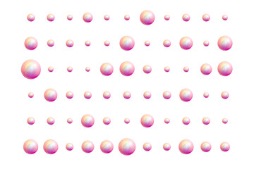 White Sphere on white background. Sphere mockup. 3d illustration