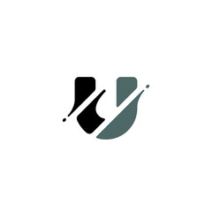 Letter U Splash logo / icon design © VectoreKing