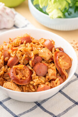 Creole jambalaya (also called 