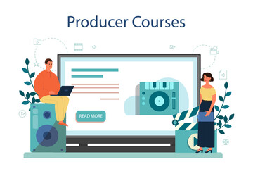 Producer online service or platform. Film and music production.