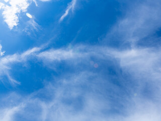 The texture of the sky with clouds.