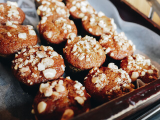 Muffin cup cake ready for serve