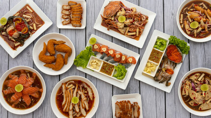 Thai Spicy Salads and Mixed Dishes 