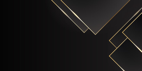 Vector Black and Gold Design Templates. Black and gold abstract background