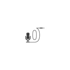 Letter O and podcast logo