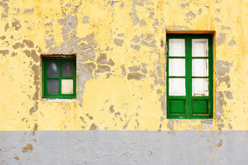 Abstract architectural detail in Garachico, Tenerife island - Canary, Spain