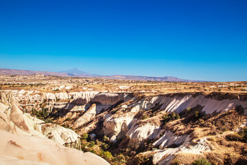 The unearthly landscape of Cappadocia.