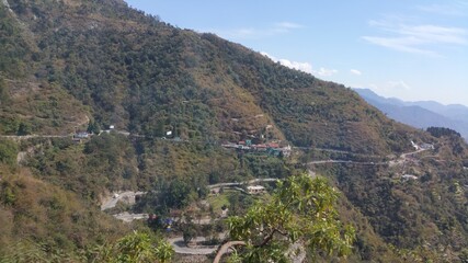 mountain landscape in autumn
