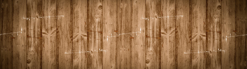 old brown rustic dark wooden texture - wood background panorama long banner
