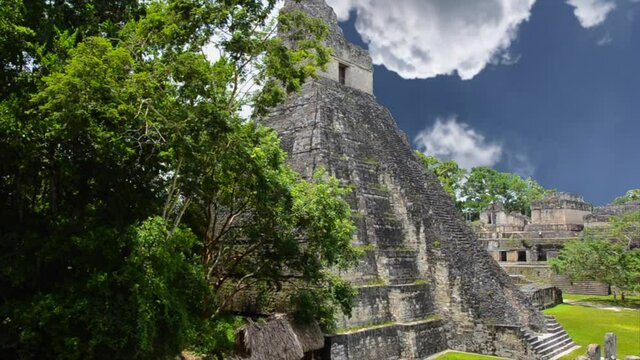 Ancient pyramids of Tikal Guatemala
