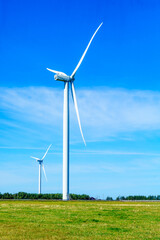 Fototapeta premium Wind turbines in the North Cape, PEI