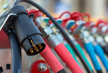 Vehicle power outlet cable red and blue 