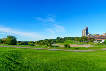 Naklejka premium Plains of Abraham park in Quebec City