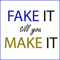 Motivational lettering poster design Vector typographic