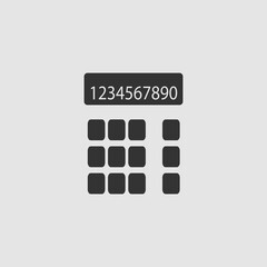 Calculator icon flat