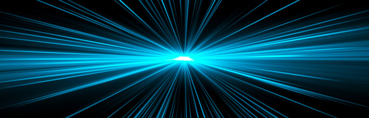 Obraz premium Glowing light effect. Starburst. Beautiful abstract rays background.