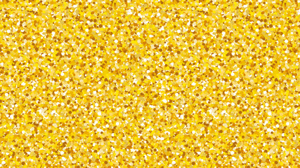 Gold glitter background. Abstract golden glittering texture. Luxury glitter particles. Modern glitter background. Gold shimmer. Vector