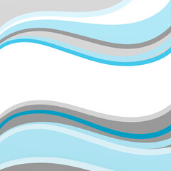 Blue waves abstract background