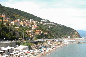 Obraz premium View of Bergeggi, Ligura - Italy