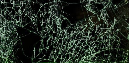 Smartphone screen glass is cracked