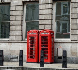 Obraz premium English phone box
