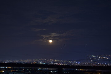 night view of the city